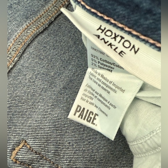 PAIGE Hoxton Ankle Jeans - Picture 4 of 7